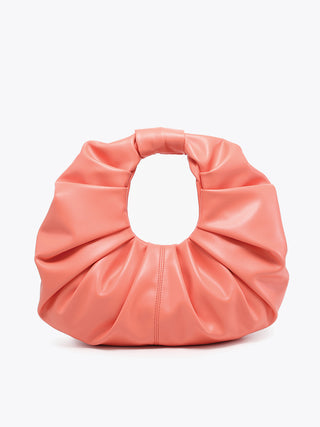 Miami Vegan Ruched Satchel