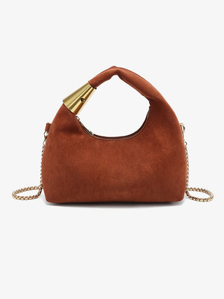 London Vegan Suede Crossbody