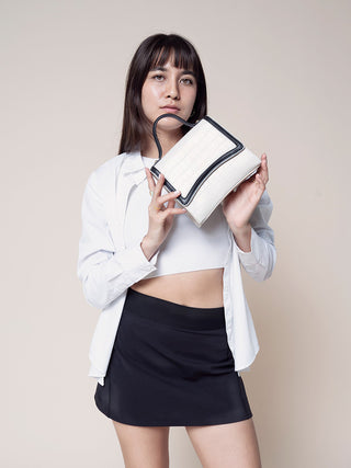 Dubai Vegan Croc Mini Crossbody