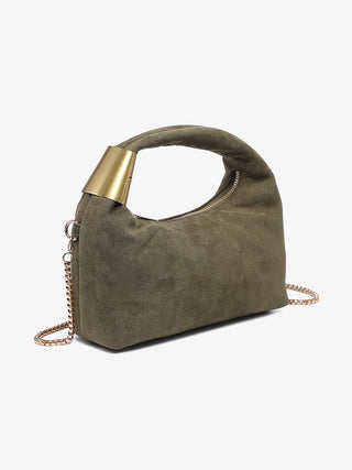 London Vegan Suede Crossbody