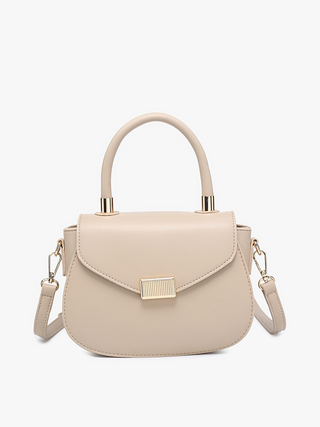 Giza Vegan Gold Accent Satchel