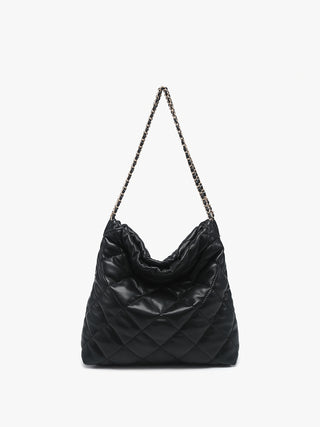 Houston Vegan Quilted Shoulder Bag