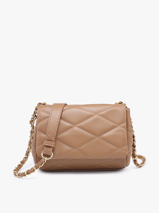 Prague Vegan Quilted Chain Crossbody