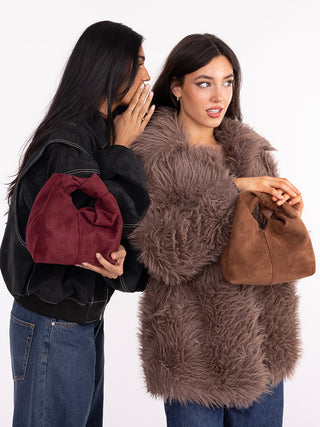 Camden Vegan Suede Crossbody