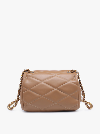 Prague Vegan Quilted Chain Crossbody