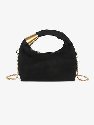 London Vegan Suede Crossbody