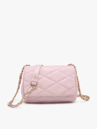 Prague Vegan Quilted Chain Crossbody