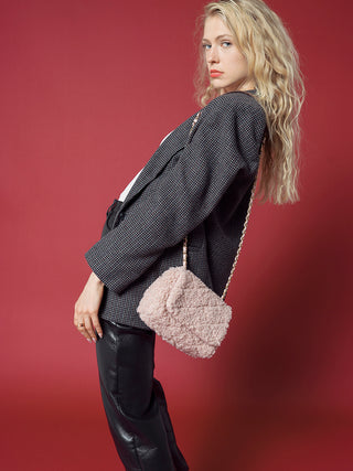 Sofia Vegan Sherpa Crossbody