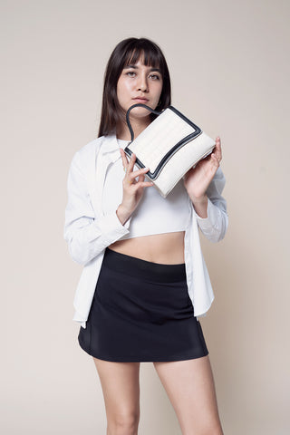 Dubai Vegan Croc Mini Crossbody