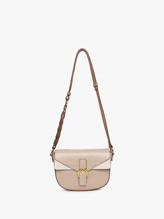 Melbourne Vegan Two-Tone Shoulder Bag