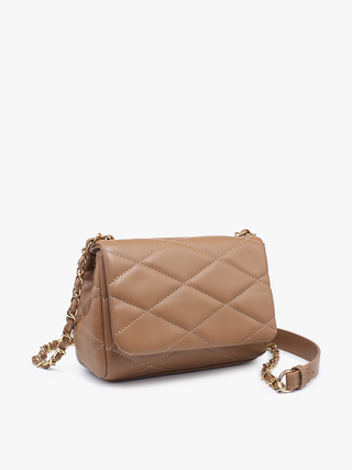 Prague Vegan Quilted Chain Crossbody