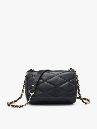 Prague Vegan Quilted Chain Crossbody