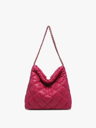 Houston Vegan Quilted Shoulder Bag