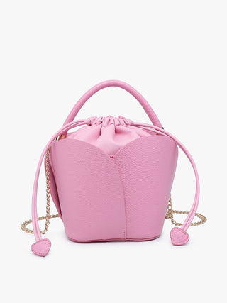 Paris Vegan Petal Bucket Bag