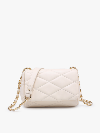 Prague Vegan Quilted Chain Crossbody