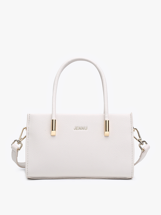 Monaco Vegan Gold Accent Satchel