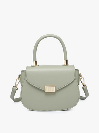 Giza Vegan Gold Accent Satchel