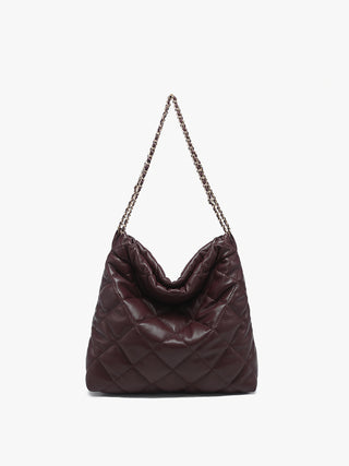 Houston Vegan Quilted Shoulder Bag