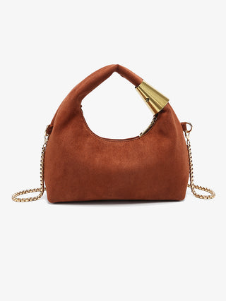 London Vegan Suede Crossbody
